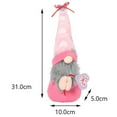 thumbnail image 4 of BGZLEU Valentines Day Gnome Plush Doll Decorations, Cute Mr and Mrs Scandinavian Tomte Doll, Handmade Valentine's Gifts for Women/Men, Valentines Day Decorations Ornaments, 4 of 7