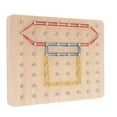 thumbnail image 1 of Geoboard Toys, Aluminum Nails Develope Creativity Graphical Geoboard Toys  For Learning For Toddlers, 1 of 8