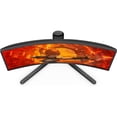 thumbnail image 4 of Restored AOC CQ27G3Z 27" Curved Gaming Monitor, QHD 2K 2560x1440, 1000R VA, 240Hz 0.5ms, FreeSync Premium, Height Adjustable Stand, Xbox PS5 Switch, 3-Year Zero-Bright-Dot,Black, 4 of 9