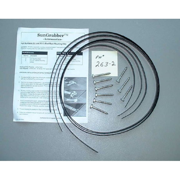 Roof/Rack Mounting Kit For Sungrabber Solar Swimming Pool Heating Panels