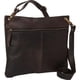 thumbnail image 1 of SHARO Classic Bolso Bandolera de Mujer de Piel Marrón Oscuro, 1 of 4