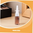 thumbnail image 3 of Empty Nasal Spray Bottle Amber Plastic Fine Mist Sprayers Refillable Container for Essential Oils Aromatherapy Perfume 10ml 10pcs, 3 of 4