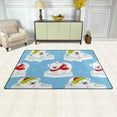 thumbnail image 3 of Coolnut Lightweight Soft Area Rugs 31x20 Inch, Christmas Polar Bears On Ice Floor Mat Doormat for for Rooms Entrance Hardwood Floor Living Room 2'7" x 1'8"） Nursery Rugs, 3 of 6