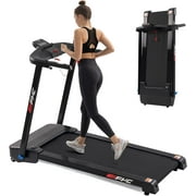 YY Style Folding Treadmill for Home - 2.5 HP Compact Electric Running Machine Fitness Walking Exercise Portable Treadmills for Space Saver Apartment Gym Office, 240 LB Capacity