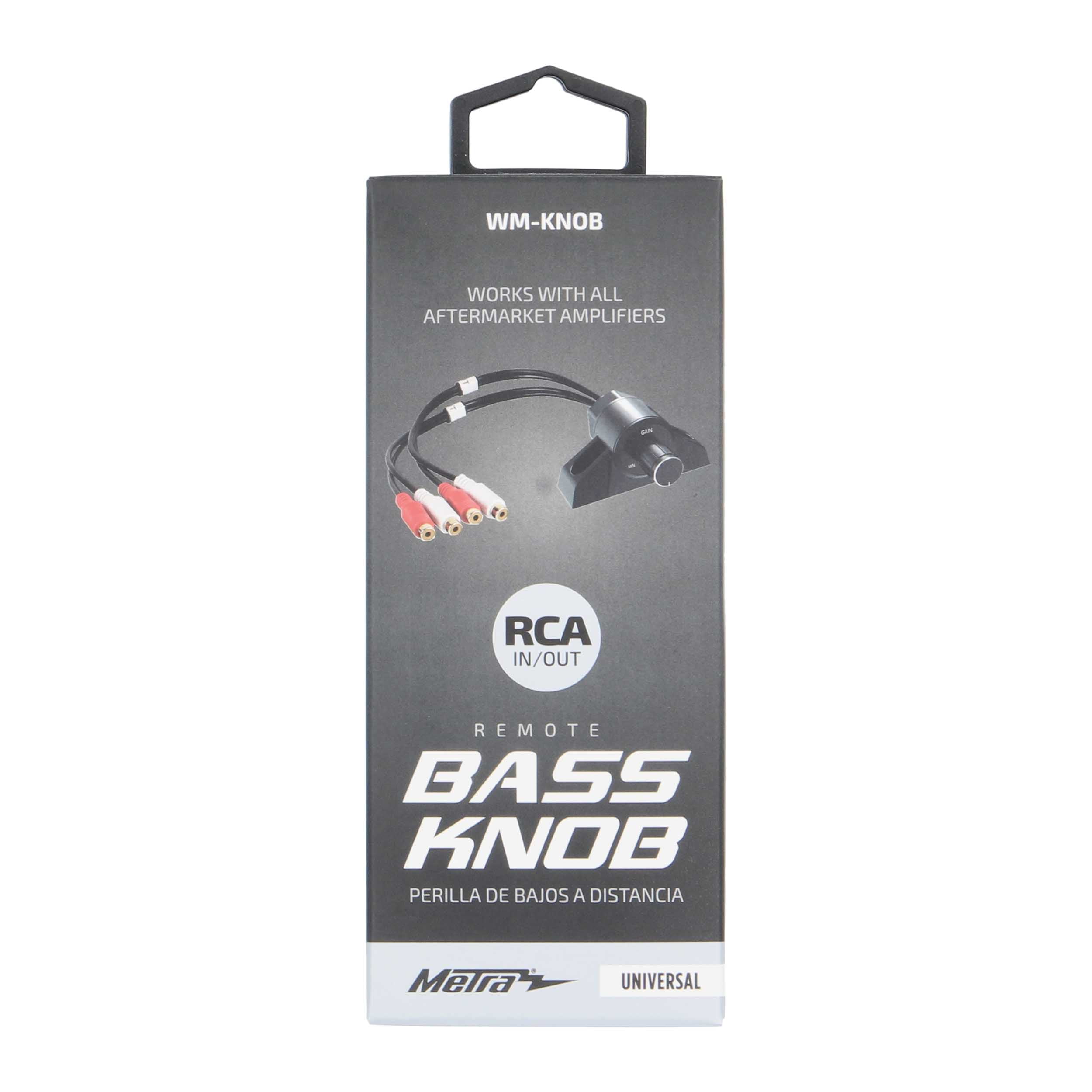 New Metra WM-KNOB Universal Amplifier Bass Knob Sound Level Control in Black