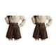 thumbnail image 1 of Jumpingount Pantalones cortos de pierna ancha de verano para mujer, para fiesta, banquete, senderismo, viajes, pantalones de cintura alta, ropa de Type1 NO1, 1 of 4
