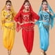 thumbnail image 1 of Traje de actuación para adultos, conjunto de danza del vientre, pantalones con realce de manga larga, traje de práctica, 1 of 1