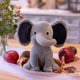 thumbnail image 4 of Elefante de peluche de juguete multiusos, lindo, seguro, cómodo, suave y esponjoso, juguete de peluche para niños, decoración del hogar, 4 of 8
