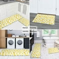 thumbnail image 6 of 2 Piece Yellow Lemons Rug Kitchen Rug Set, Decor Kitchen Rugs, Absorbent Non-Slip Washable Floor Mats, Home Indoor Runner Rugs 17"x47"+17"x30", 6 of 7