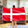 thumbnail image 5 of Denmark Flag 3x5 Ft, Large Denmark National Flags for Outside - Double Side with Brass Eyelets for Olympic Party Decorations, Bar Garden Street Decoration Indoor Outdoor, 5 of 10
