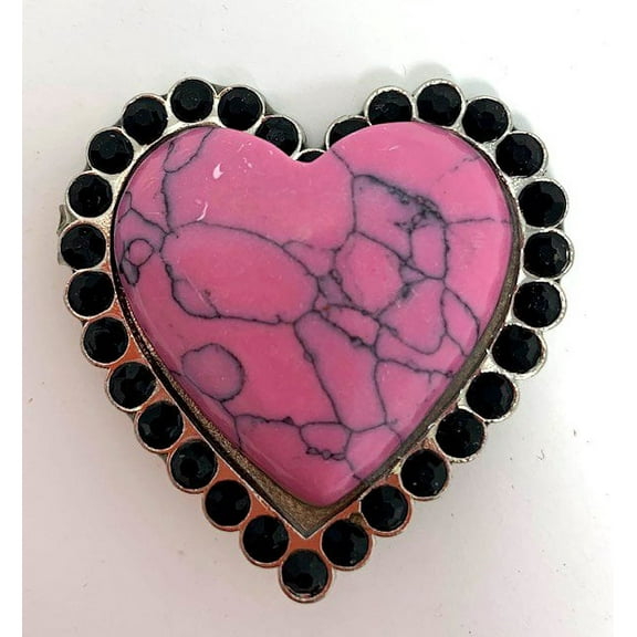 4 Conchos Rhinestone Horse Saddle Bridle Bling Light Pink CO111