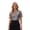 Grey, variant on Elegant Mesh Embroidered Short Sleeve Top For Summer – Stylish Lightweight Tee With Delicate See Through Detail And Relaxed Fit Womens Long Sleeved Tees