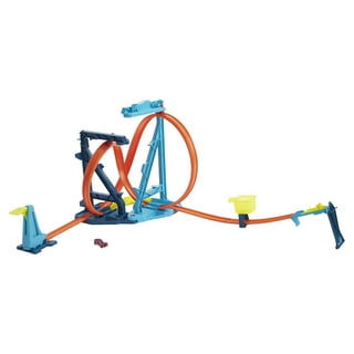 Hot Wheels - Booster Set Track Builder Junior 127 cm Bleu - 22