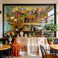 thumbnail image 6 of Exquisite Floral Wall Decals - Colorful Wildflower Hanging Garland Wall Stickers, Removable Peel and Stick Flower Vine Decor for Living Room, Bedroom, Mirror & Window Glass, 23.6" x 11.8", 6 of 6