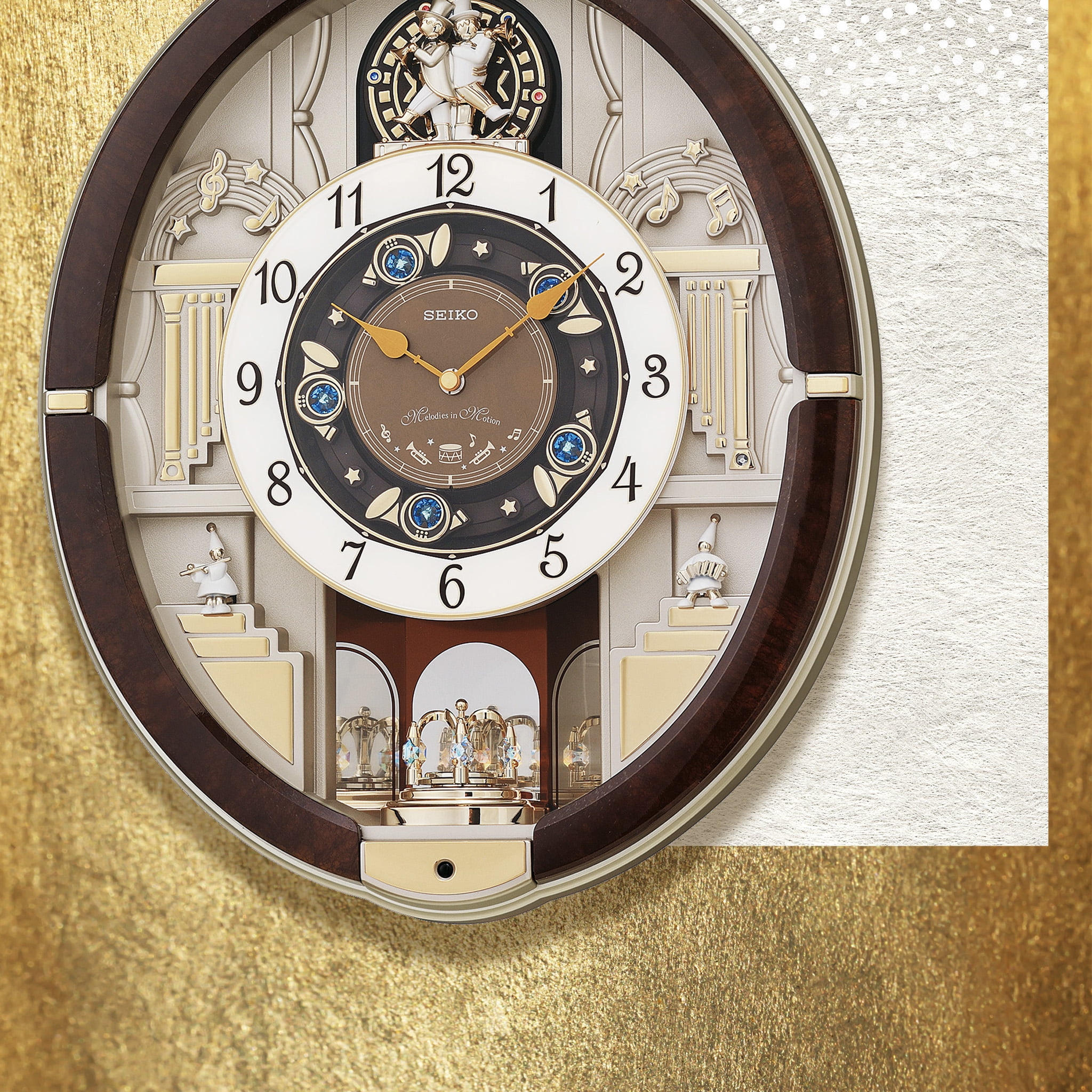 Seiko Golden Trumpets Melodies in Motion Traditional Musical