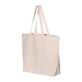 thumbnail image 4 of OAD - Jumbo Tote - OAD108 - Natural - Size: One Size, 4 of 5