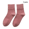 thumbnail image 4 of Sonducket Calcetines tobilleros Medias lisas Calentador de piernas de color sólido Calcetín largo universal Calcetería Ropa diaria Fiesta de Medias Rosado, 4 of 6
