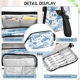 thumbnail image 4 of Nylon Fish Mouth Pencil Case with Large Capacity Zipper Pencil Pouch Sea Turtles and Coral Reefs Pencil Bag Organizers, 4 of 7