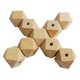 thumbnail image 5 of 2x20 Piezas De De Madera Sin Terminar Con Geométricas Naturales Sin Pintar De 12 Mm 12mm Gloria Cuentas sueltas de madera geométrica, 5 of 6