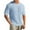Blue, variant on KKBOTIVE Mens T-Shirt Sports Solid Color Tees Short Sleeved Sweatshirt Soft Cozy Top Mens Fashion Outfits, White Size: M