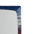 thumbnail image 2 of Ambesonne Colorful Fitted Sheet, Sunset Modern View, Twin XL Size, Multicolor, 2 of 2