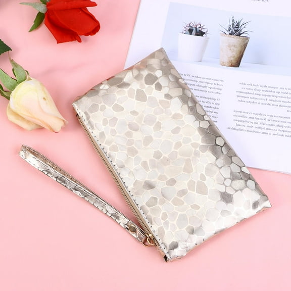 TAILTOSS 1Pack Lady Wallet Mini Handbag Rectangular Elegant Polyester 7.1x4.3x0.2in