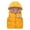 Yellow, variant on Utlike Girls Jacket Toddler Sleeveless Winter Bowknot Solid Color Thermal Vest Jacket Coat Warm outerwear Softness Top For Daily Wear Size 9 Months-12 Months