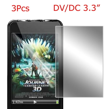 Unique Bargains 3.3" Digital Camera Protector LCD Screen Guard 3 Pcs Pssuh