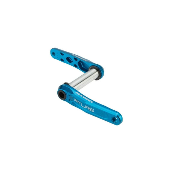 RaceFace Atlas Cinch Crank Arm Set: 165mm for 83mm BB, Blue