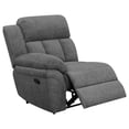 thumbnail image 5 of Bahrain Upholstered Motion Loveseat Charcoal, 5 of 17