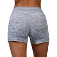 thumbnail image 4 of ZXSXSY Women American Flag Printed Elastic Waist Plain Shorts with Pockets, 4 of 4