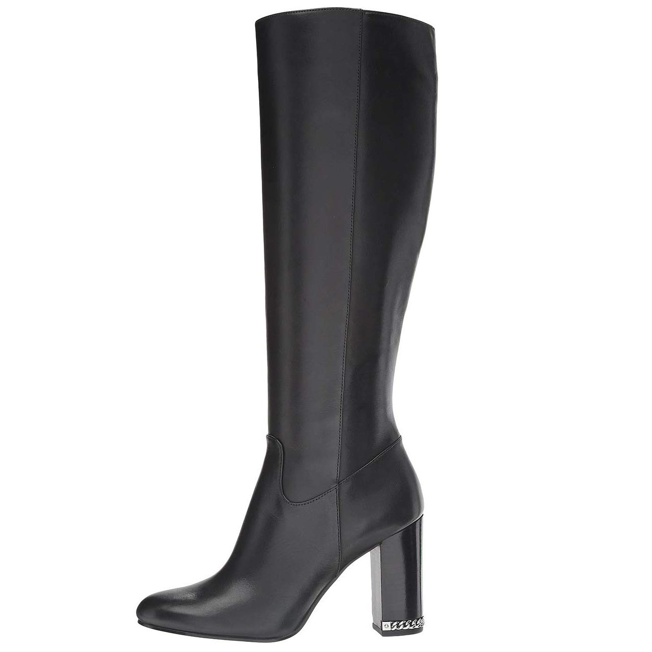 Michael Kors Womens Walker Leather Almond Toe Knee High Fashion, Black, Size 9.5 - image 4 of 6