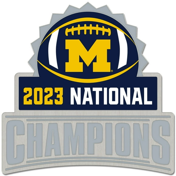 WinCraft Michigan Wolverines College Football Playoff 2023 National Champions Collector Pin
