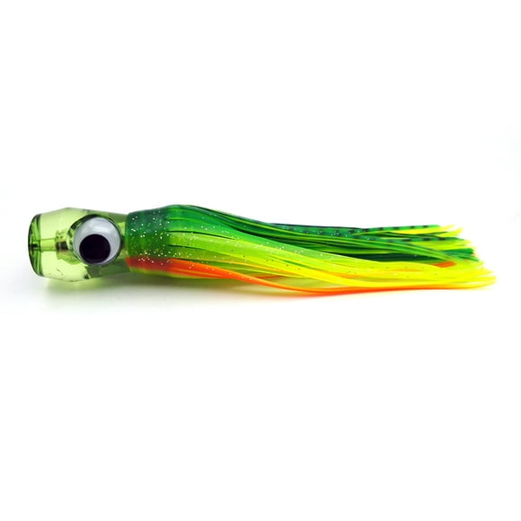 Cebo suave de cabeza grande Wosthever resina cebos de señuelo profesional simulación de agua salada Crankbait Swimbait accesorios de pesca Tipo 1 Verde