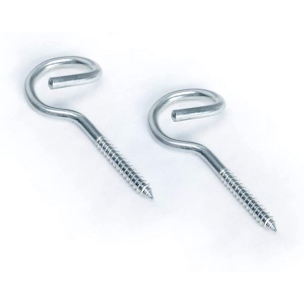 Stainless Steel Screw Hooks, Eye Bolt Hooks, Steel Pigtail Hammock