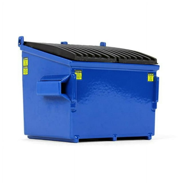 First Gear 90-0534 1-34 Scale Refuse Trash Bin Diecast Model - Blue