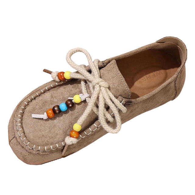 Chaussures de Course pour Femmes, Mode Décontractée, Style Ethnique, Fermetures Tendance, Confortables, Plates, Pantoufles pour Femmes