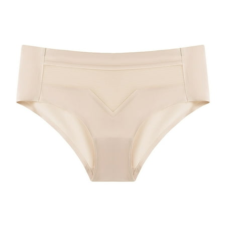 Xiaoxatg Panties for Women Mid Waist Quick Drying Ice Silk Panties Thin Non Marking Ice Silk Underwear Womens Ice Silk Panties plus Size Panties for Women 4x