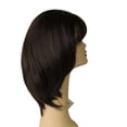 thumbnail image 4 of European Human Hair Freeda Wig Riva Dark Brown Dark Part Size M, 4 of 5
