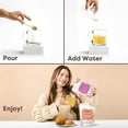 thumbnail image 4 of Waka Instant Tea Mix, 2 Bag Bundle - 100% Tea Leaves, No Additives, Unsweetened Tea Powders - Peach Flavored & Raspberry Flavored Green (4.5oz Each), 4 of 7