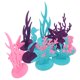 thumbnail image 5 of 12 piezas de adornos de mesa con temática oceánica, decoración de cumpleaños de sirena, centro de mesa de fieltro, 5 of 6