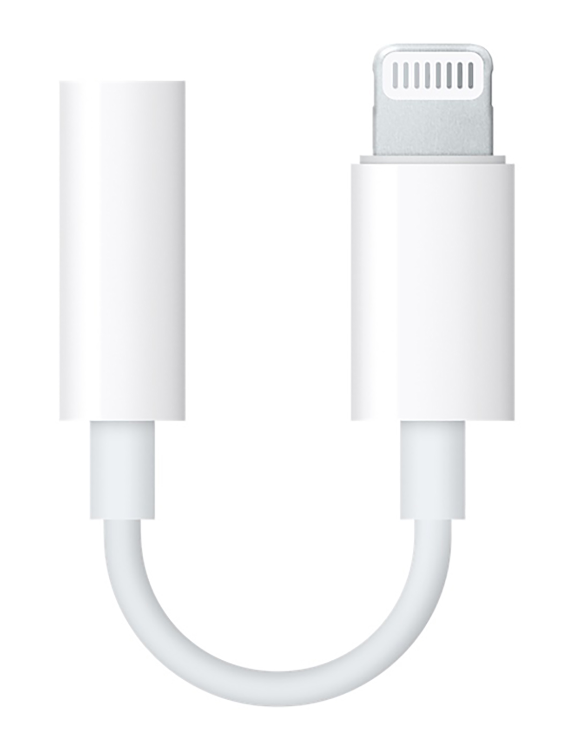 Apple Lightning to 3.5 mm Headphone Jack Adapter - White (MMX62AM/A) - image 2 of 3