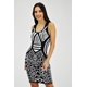 thumbnail image 1 of Vestido tejido Roman Fashion /Juvenil, k009 (Blanco /negro) blanco CH, 1 of 5