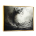 thumbnail image 2 of Designart "Tempestuous Dance Grey Storm I" Landscapes Floater Framed Canvas Print, 2 of 7