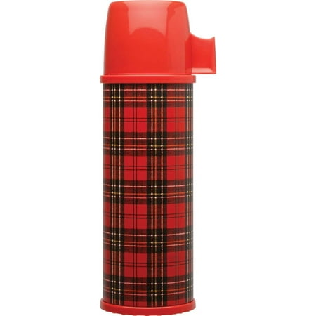 Aladdin Heritage Plaid Double Wall Vacuum Insulated Bottle Red