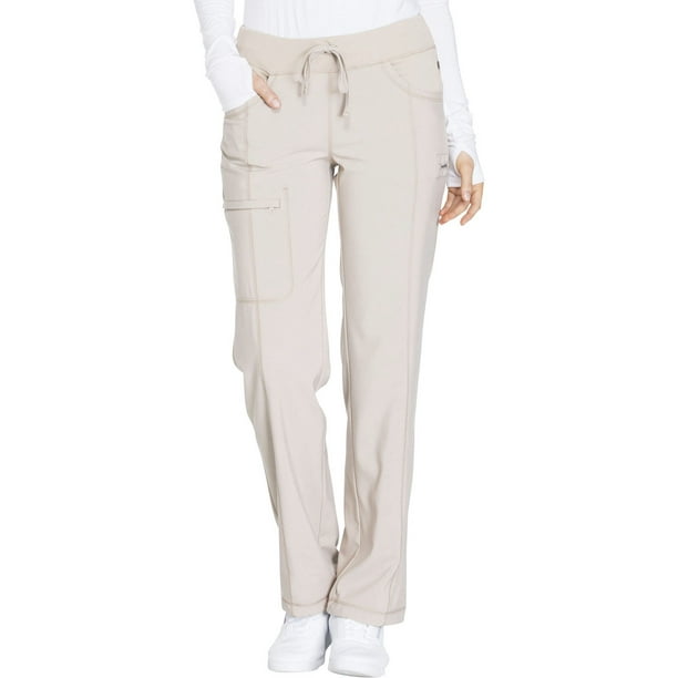 Cherokee Cherokee Infinity Scrubs Pant for Women Low Rise Straight Leg Drawstring Plus Size