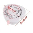 thumbnail image 3 of Cqxid Ruler Under $5 Heart Body Mass Index Tape Measure Calculator Body Muscle Diet Plastic, 3 of 6
