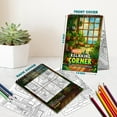 thumbnail image 4 of Netecom Relaxing Corner Coloring Book Spiral Bound For Adults, A5 Wooden Cover, 30 Beautiful Coloring Pages of Calming Scenes for Stress Relief and Relaxation, 4 of 6