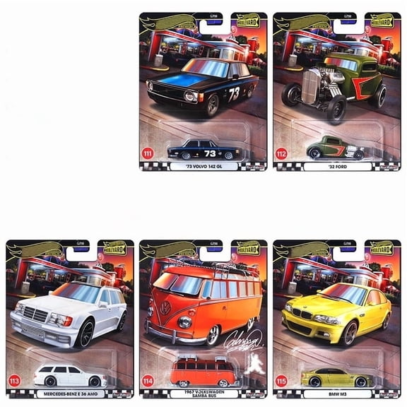 HW Premium Boulevard #111-115 Set of 5 Cars GJT68
