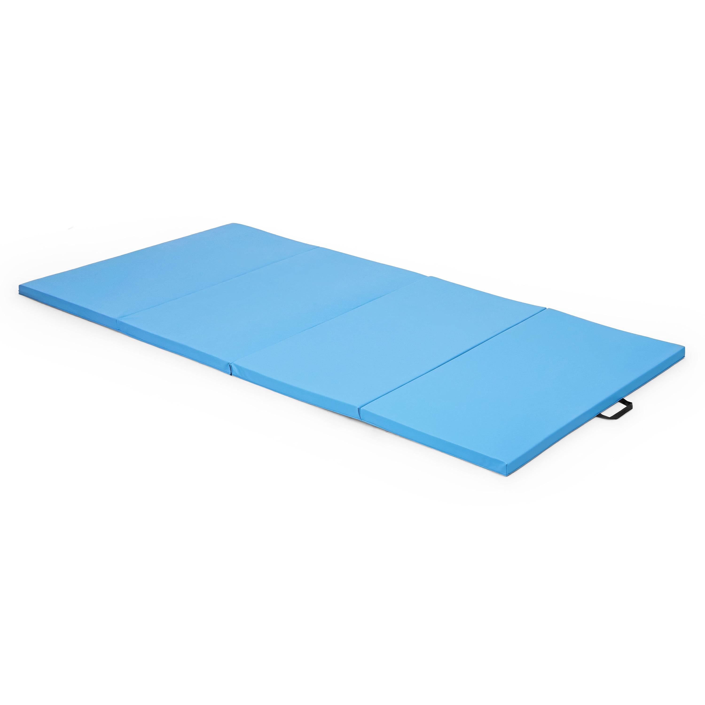 CAP Barbell All Purpose Folding Exercise Training & Gymnastics Balance Mat 10' x 4' x 3" Thick, Blue